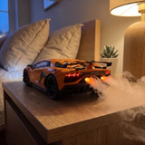 Turbo Haze Orange Aventador SVJ exhaust mist humidifier